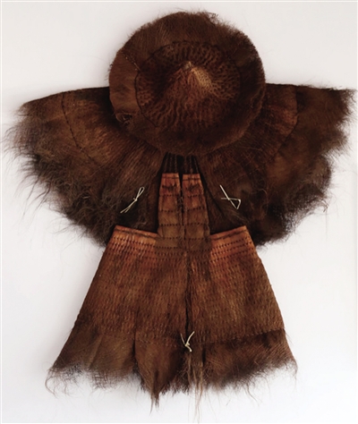 棕毛编成的蓑衣